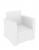  Monaco/ST-P White* Armchair 