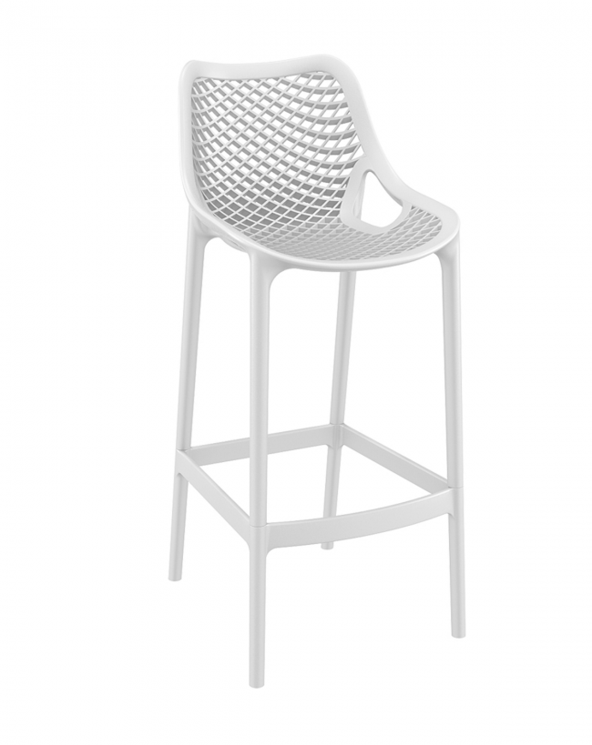  Air/S-75* Barstool White PL 
