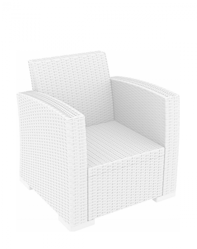  Monaco/ST-P White* Armchair 