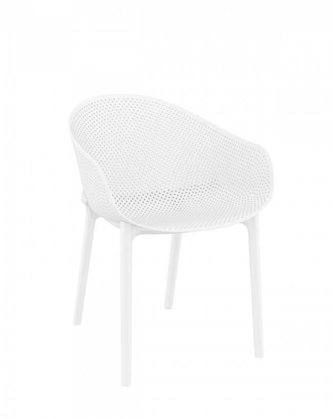  Sky* Armchair White PL 