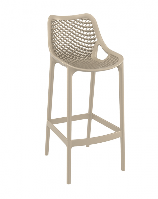  Air/S-75* Barstool Taupe PL 
