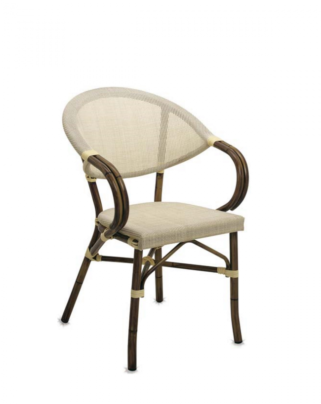  Paris/P-alu Beige Armchair 