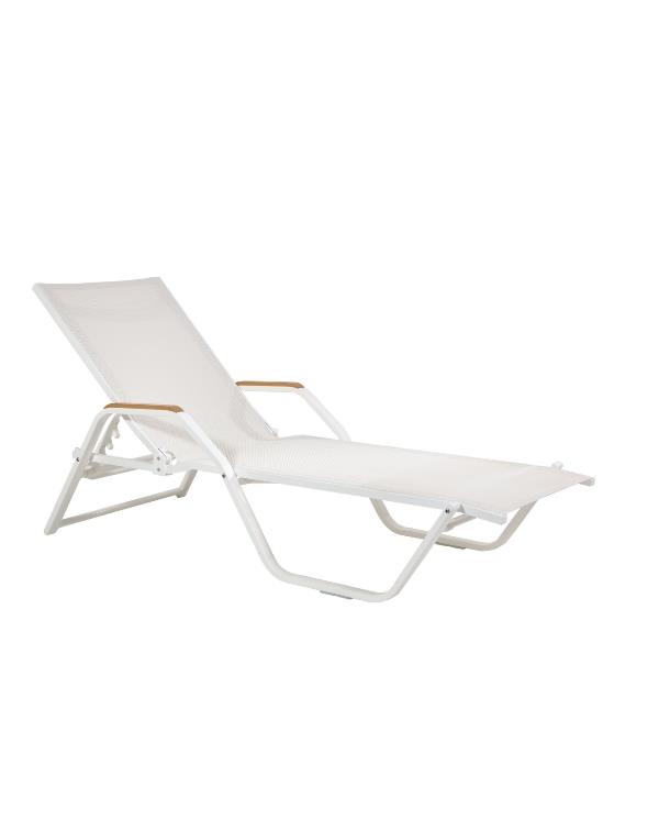 Majorca W sunlounger for roof garden and rooftop bar
