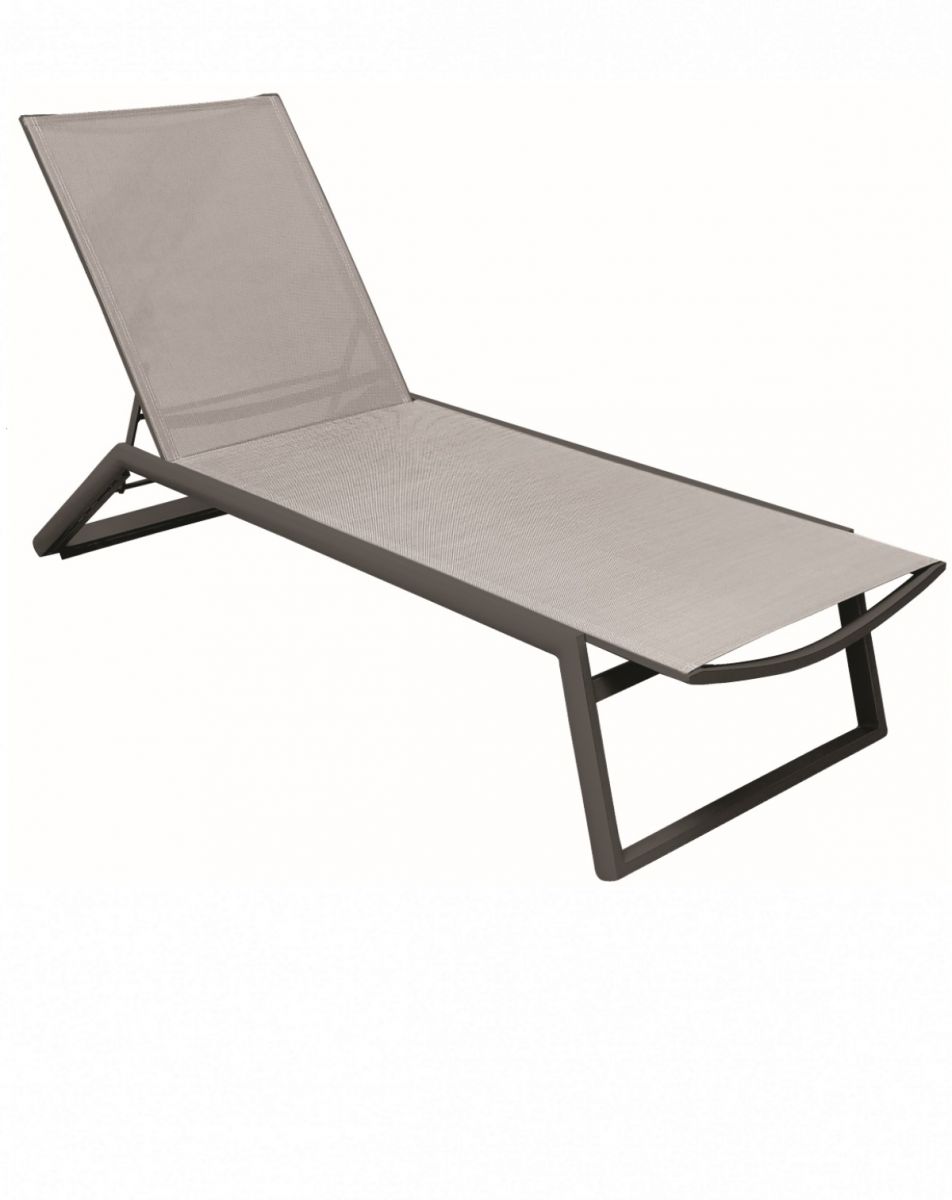 Tulip sunlounger for roof garden and rooftop bar