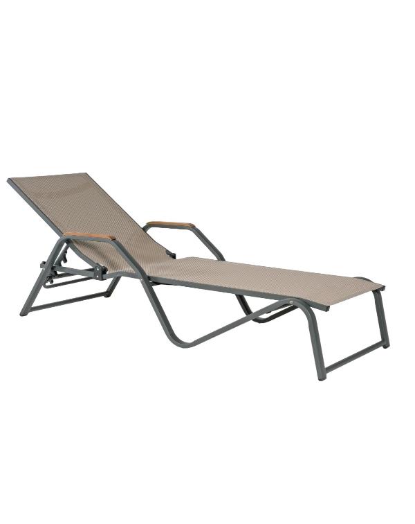 Valencia w sunlounger for roof garden and rooftop bar