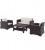 Monaco/ST-2* Lounge Set Brown 