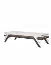 Myconos Sun-Lounger Dark Grey/Cappuccino 