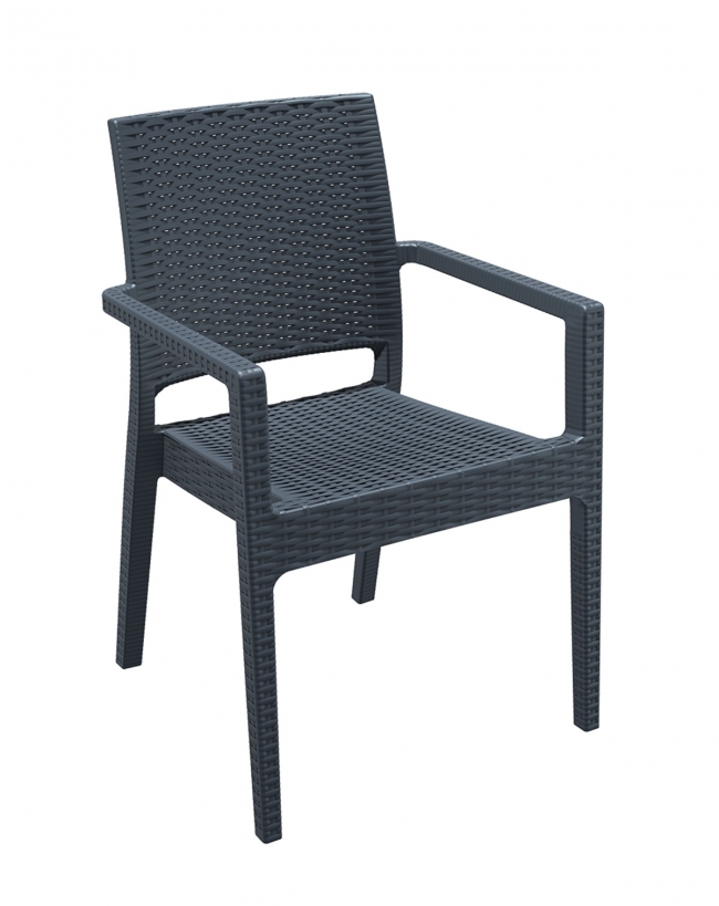  Ibiza/P Dark Grey* Armchair 