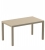  Ares/T140x80cm* Table Taupe PL 