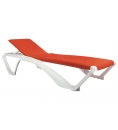  Sun-Lounger Marina/White, Resin/Textilene* 