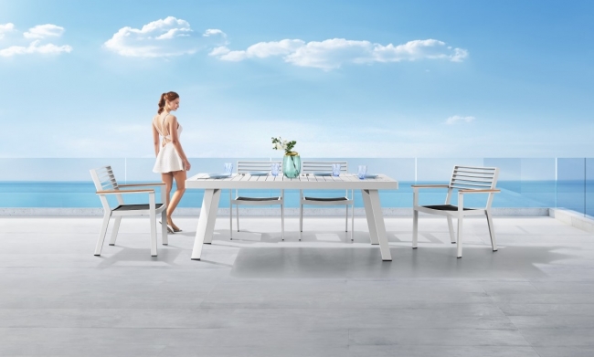  York/D7 Dining Set White (2017440) 