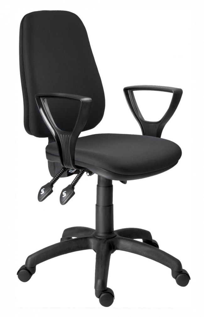  Asyn Office  Armhair  Black D2* 