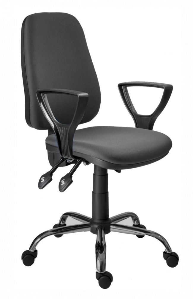  Asyn/CR Office Armhair Grey D5* 