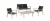  Nofi 2.0-2 Lounge Set Anthracite (3801150) 