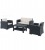  Monaco/ST-2* Lounge set 4pc Anthracite 