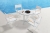  Clint/D5 Dining Set White 