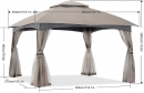  Garden Gazebo 3x3m 