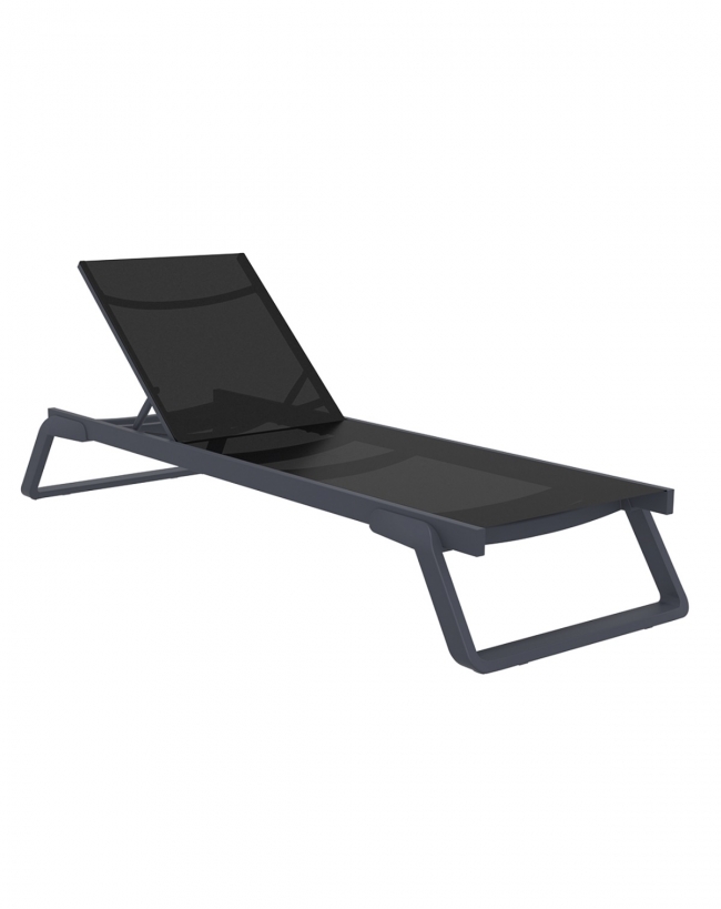  Tropic-2* Sun-Lounger Dark Grey-Black 