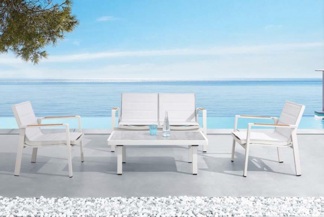  Nofi 2.0-2 Lounge Set white-grey (3801150) 