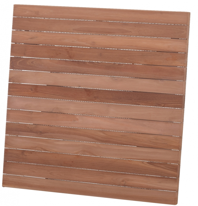  Meza-70x70cm Table Top Teak 