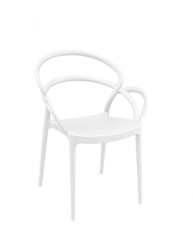  Mila/Pl* Armchair White 