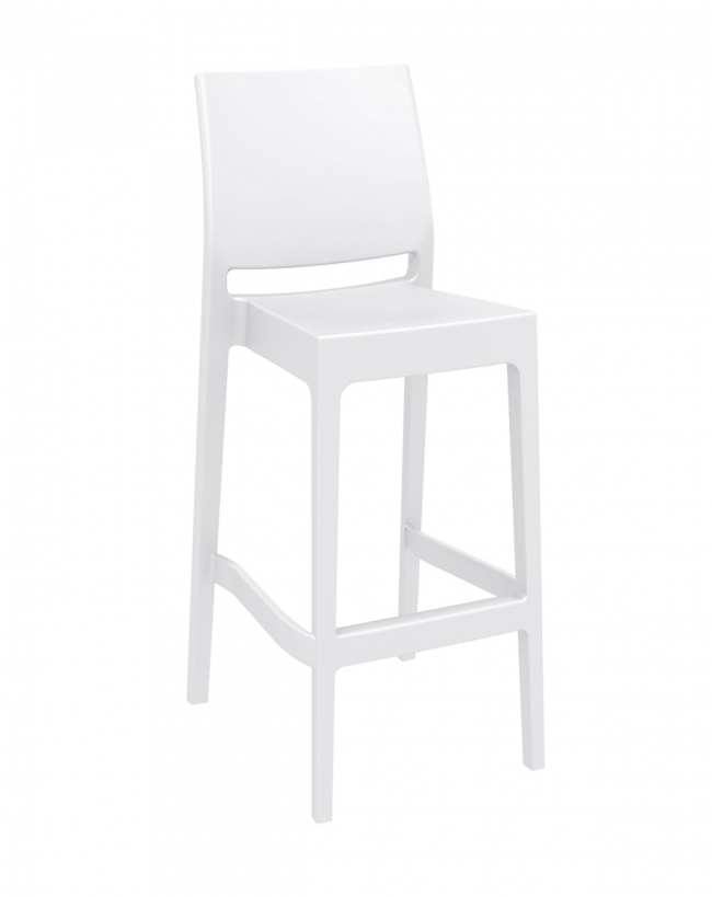  Maya/S-75cm* Barstool White PL 