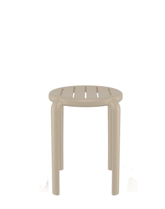  Tom/S-45cm* Stool Taupe PL 