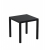  Ares/T80x80cm* Table Black PL 