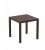  Ares/T80x80cm* Table Brown PL 