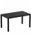  Ares/T140x80cm* Table Black PL 