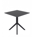  Sky/T80x80cm* Table Black PL 