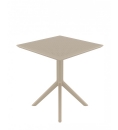  Sky/T80x80cm* Table Taupe PL 