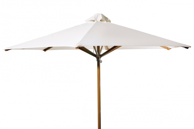  Lugano/W ø230cm Aluminum Umbrella Wood Look 