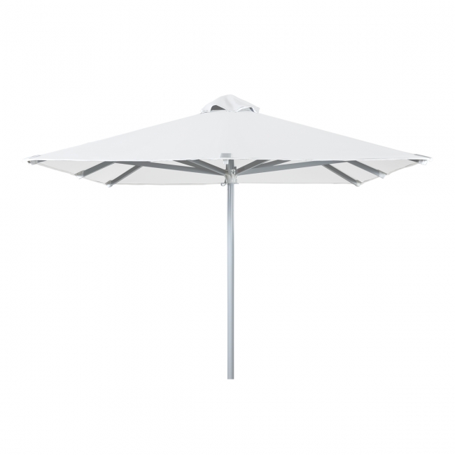  Lugano/S 230x230cm Aluminum Umbrella Silver 
