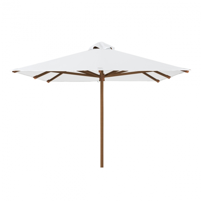  Lugano/SW 300x300cm Aluminum Umbrella Wood Look 