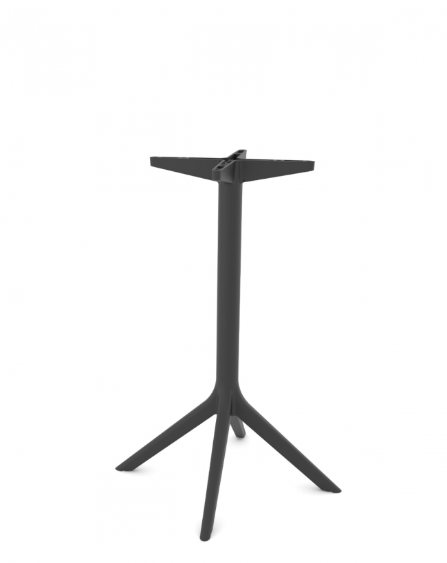  Rita/B-Bar* Resin Table Base Anthracite 