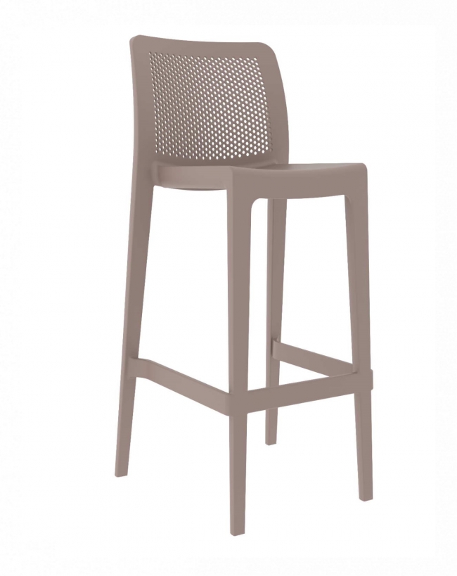  Lisa/S* Resin Barstool Cappuccino 
