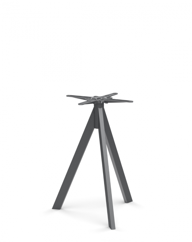  Paula-3, OUTDOOR Table-Base Black 