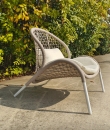  Dune/L-White Lounge Chair 