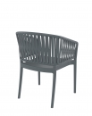  Portofino/P* Armchair Dark Grey 