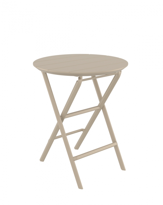  Helen/T-R60cm* Folding Table Taupe 