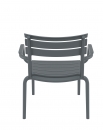  Paris/P-L* Lounge Armchair Dark Grey 