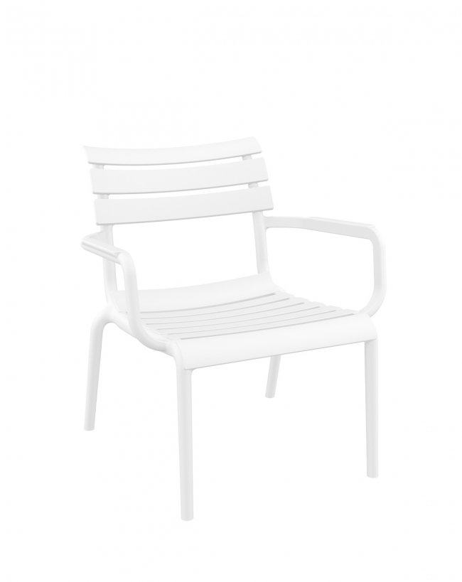 Paris/P-L* Lounge Armchair White 