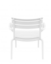  Paris/P-L* Lounge Armchair White 