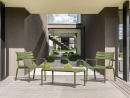  Paris/T-90x50xY.40cm* Table Olive Green 