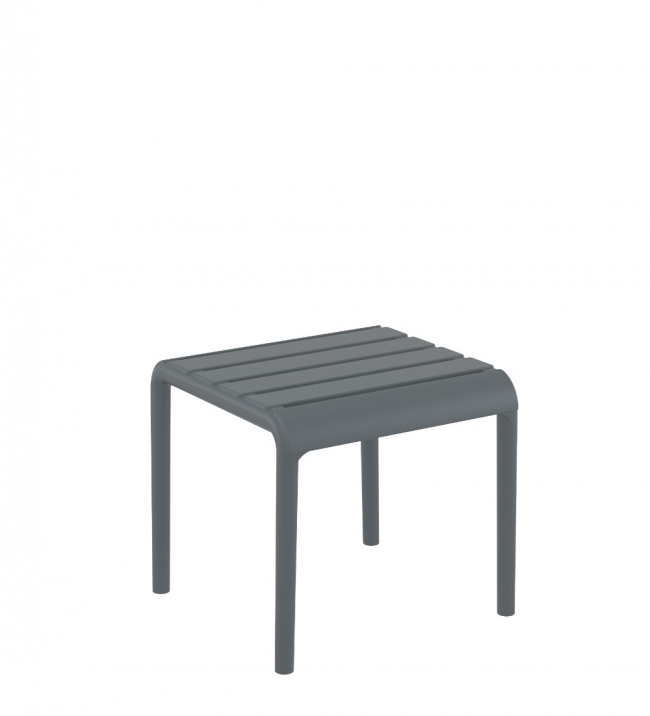  Paris/T-42x41xY.39cm* Side Table/Footrest Dark Grey 