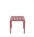  Paris/T-42x41xY.39cm* Side Table/Footrest Marsala 
