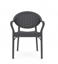  Mona/PL* Resin Armchair Anthracite 