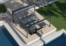  Pergola Keplan-3x3m* Alu. with Motor 