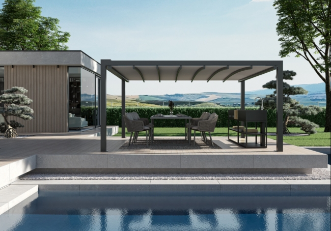  Pergola Keplan-3x4m* Alu. with Motor 